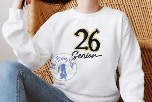 26 Senior Embroidery Design – A Bold Choice for Class of 2026 Apparel
