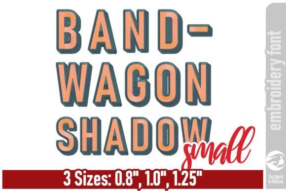 Bandwagon Shadow Embroidery Font – S Review for Craft Fair Sellers
