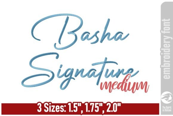 Basha Signature Font - Medium: A Designer’s Seasonal Review for Holiday Embroidery Projects