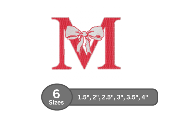 Cherry Knot Alphabet - M Review for Real Embroidery Projects
