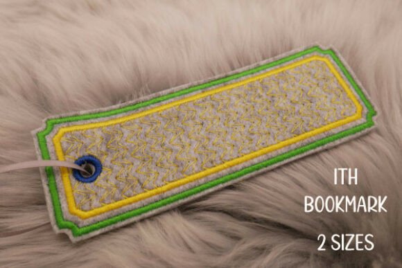 ITH Bookmark – Redwork Fill: A Subtle Statement for Business Branding