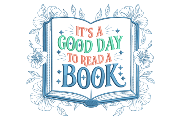 Read a Book: A Charming Embroidery Design for Thoughtful Personalized Gifts