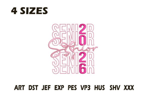 Senior 2026 Pink Bow Embroidery Review
