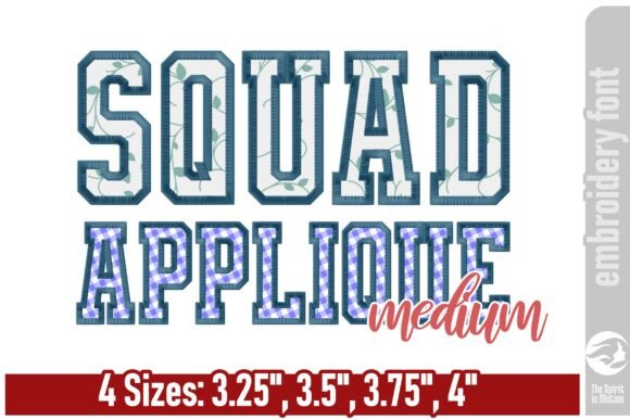 Squad Varsity Applique Font – Medium: A Seasonal Embroidery Designer’s Review