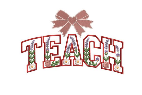 Teach Floral Bow