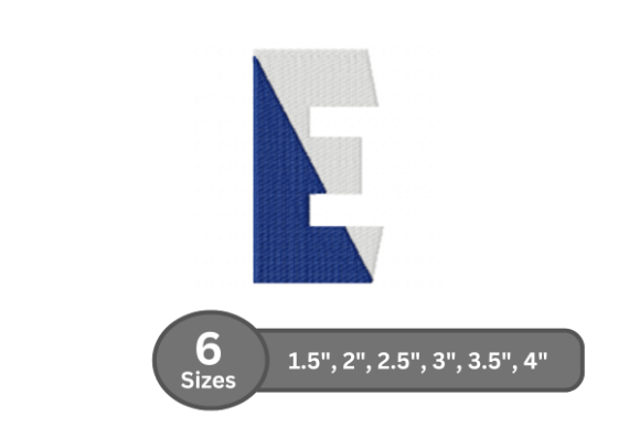Twin Fill Alphabet - E: A Designer’s Review for Personalized Embroidery Gifts